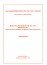 Municipal Reform In the Tel Aviv Metropolis: Metropolitan Governance or Metropolitan Cooperation